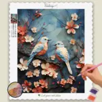 Spring_Origami_13790_base-diamond-painting-paintingscart Birds in Spring Origami