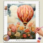 Hot Air Balloon Spring Origami