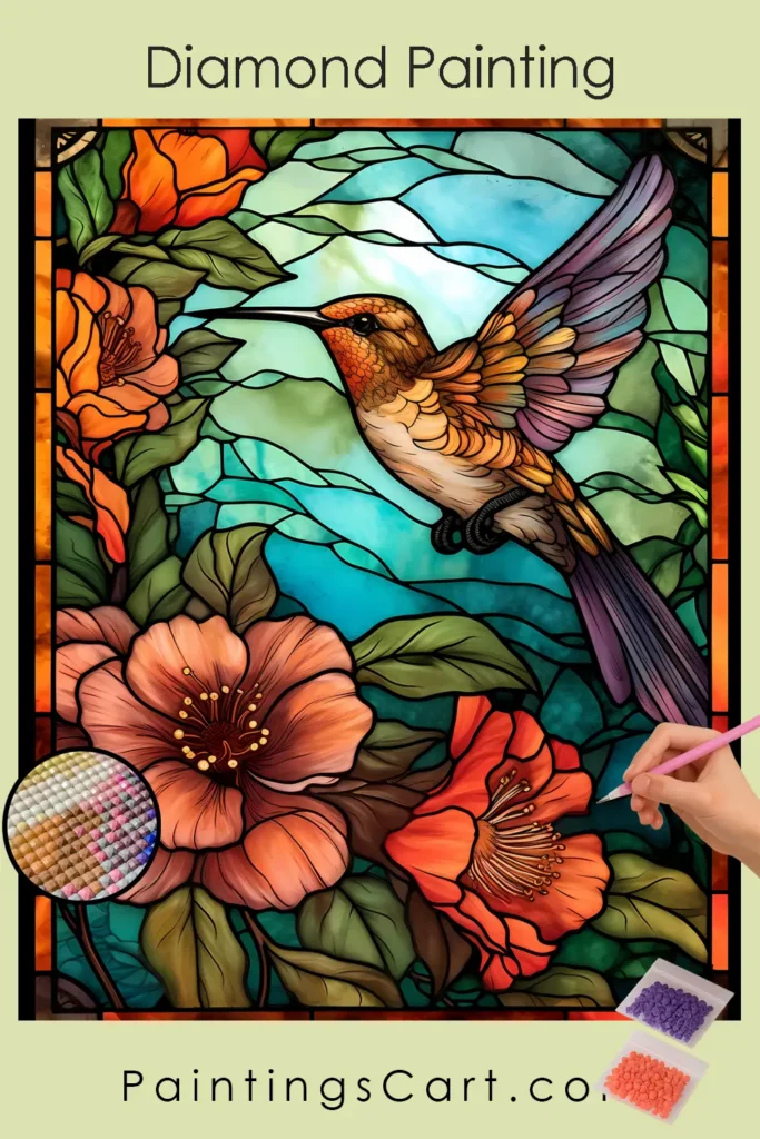 Hummingbird Stained Glass