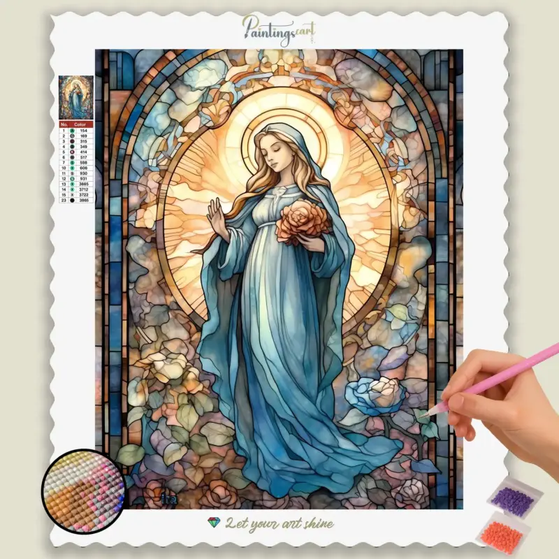 Stained_Glass_Religous_74245_base-diamond-painting-paintingscart The Magical Angel
