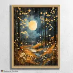 Starry_Fall_Nights_144447_float-diamond-painting-paintingscart Forest Moonlight