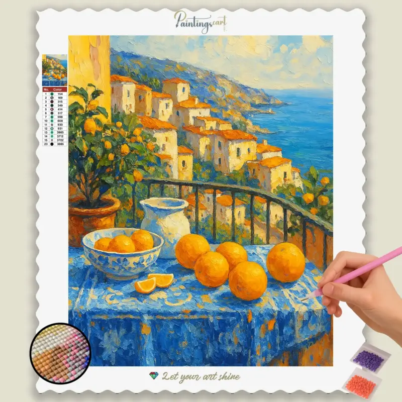 Sunlit_Village_by_the_Sea_base-diamond-painting-paintingscart Sunlit_Village_by_the_Sea