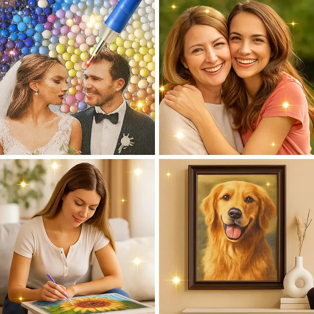 Where Can I use Diamond Paintings 1 DIY paintings - Paint by numbers - Diamond Painting