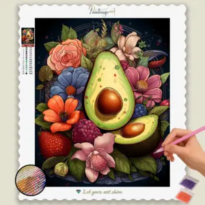 Avocado and Flowers