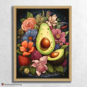 Avocado and Flowers