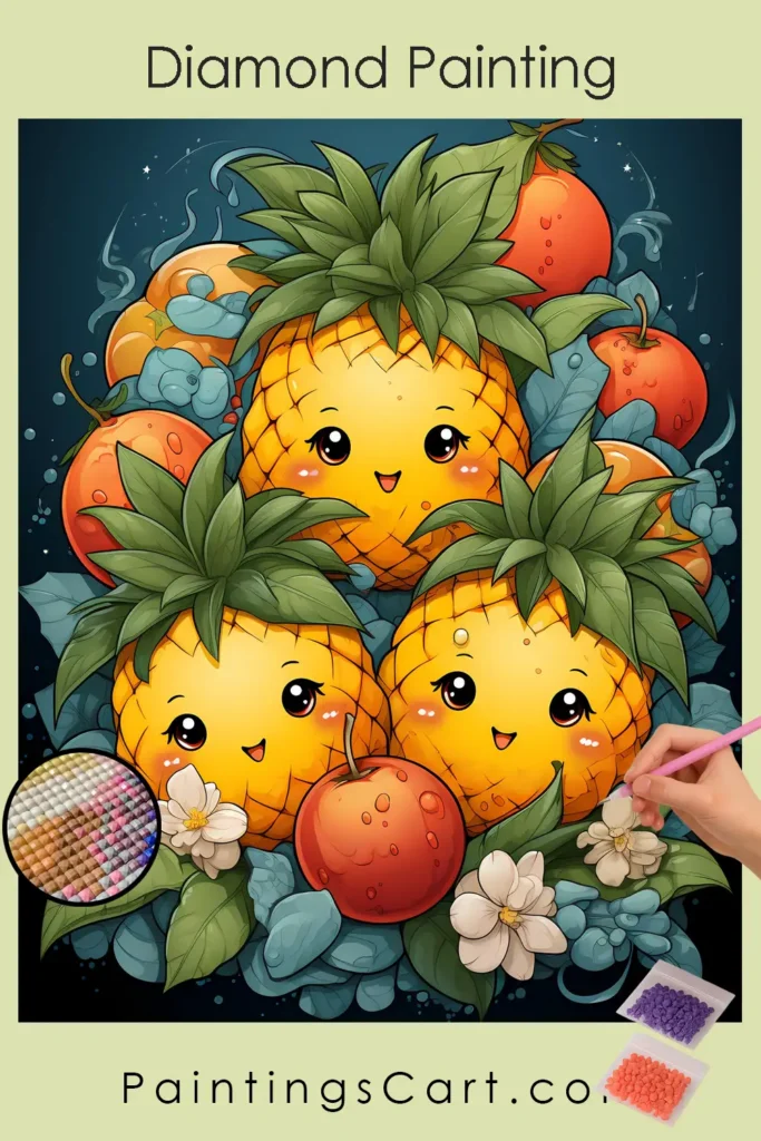 Happy Kawaii Fruits 1 Happy Fruits Kawaii