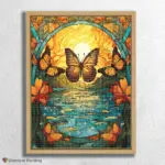 stained_Glass_Butterflies_24007_float-diamond-painting-paintingscart Butterflies Stained Glass