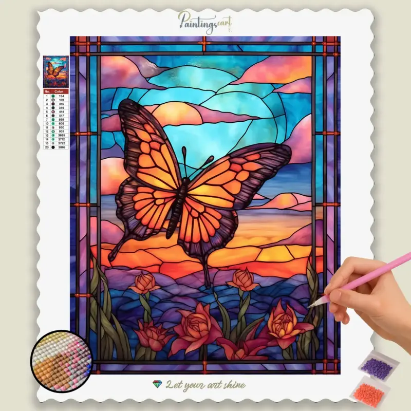 stained_Glass_Butterflies_44009_base-diamond-painting-paintingscart Magical Butterfly