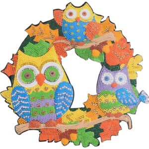 Owl - Diamond Painting Wreath