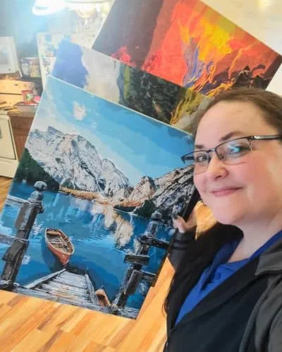 Happy customer's painting