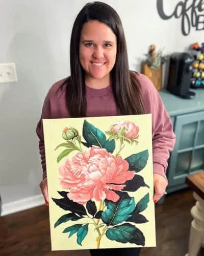 Happy customer's painting