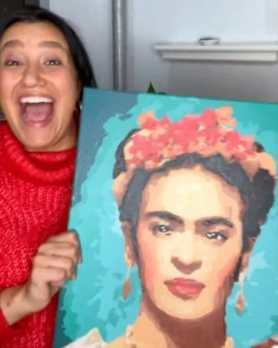 Happy customer's painting