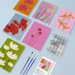 Minimalistische Blumen