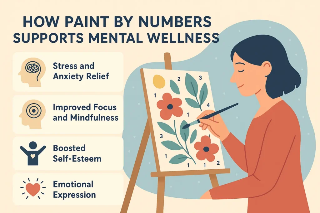 How Paint by Numbers Supports Mental Wellness