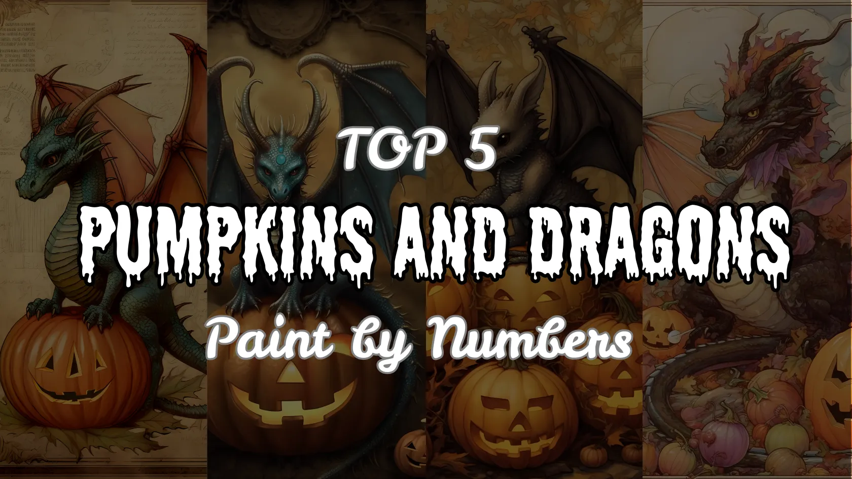 Pumpkins and Dragons: Unique Halloween Wall Art Ideas You’ll Love 9 Top 5 paint by numbers pumpkins and dragons