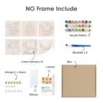 Without Frame Mini Paint by Numbers