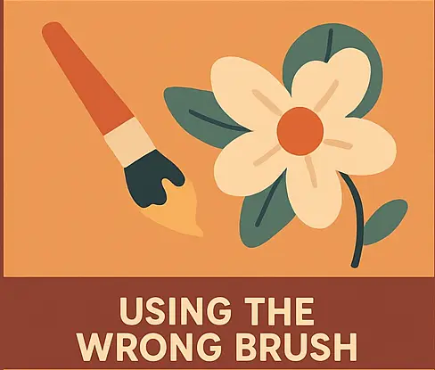 Wrong Brush DIY paintings - Paint by numbers - Diamond Painting